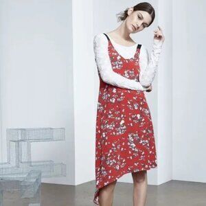 rag & bone Zoe silk handkerchief midi dress